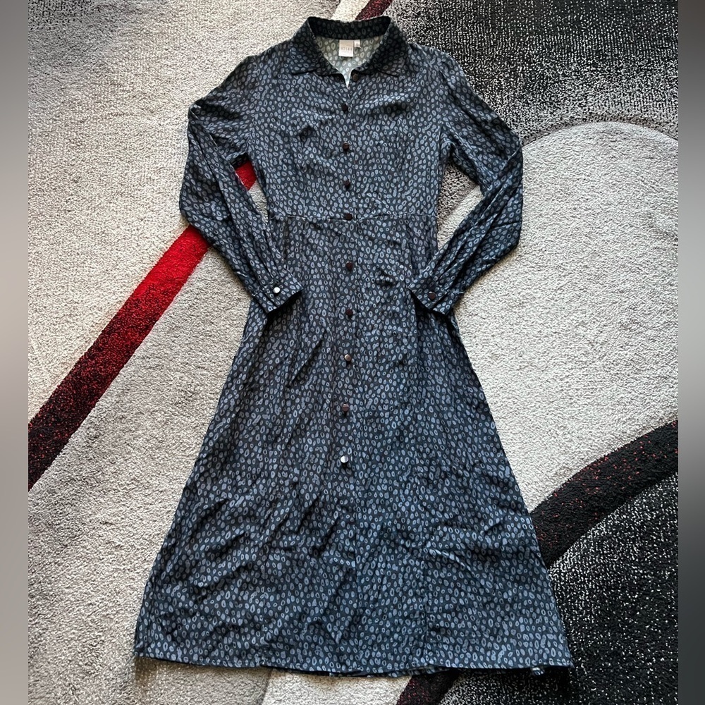 Fresha London Button Front MIDI Shirt Dress